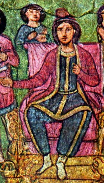 ציור של המלך אחשוורוש