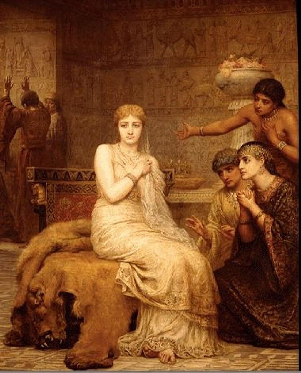 ציור של המלכה ושתי