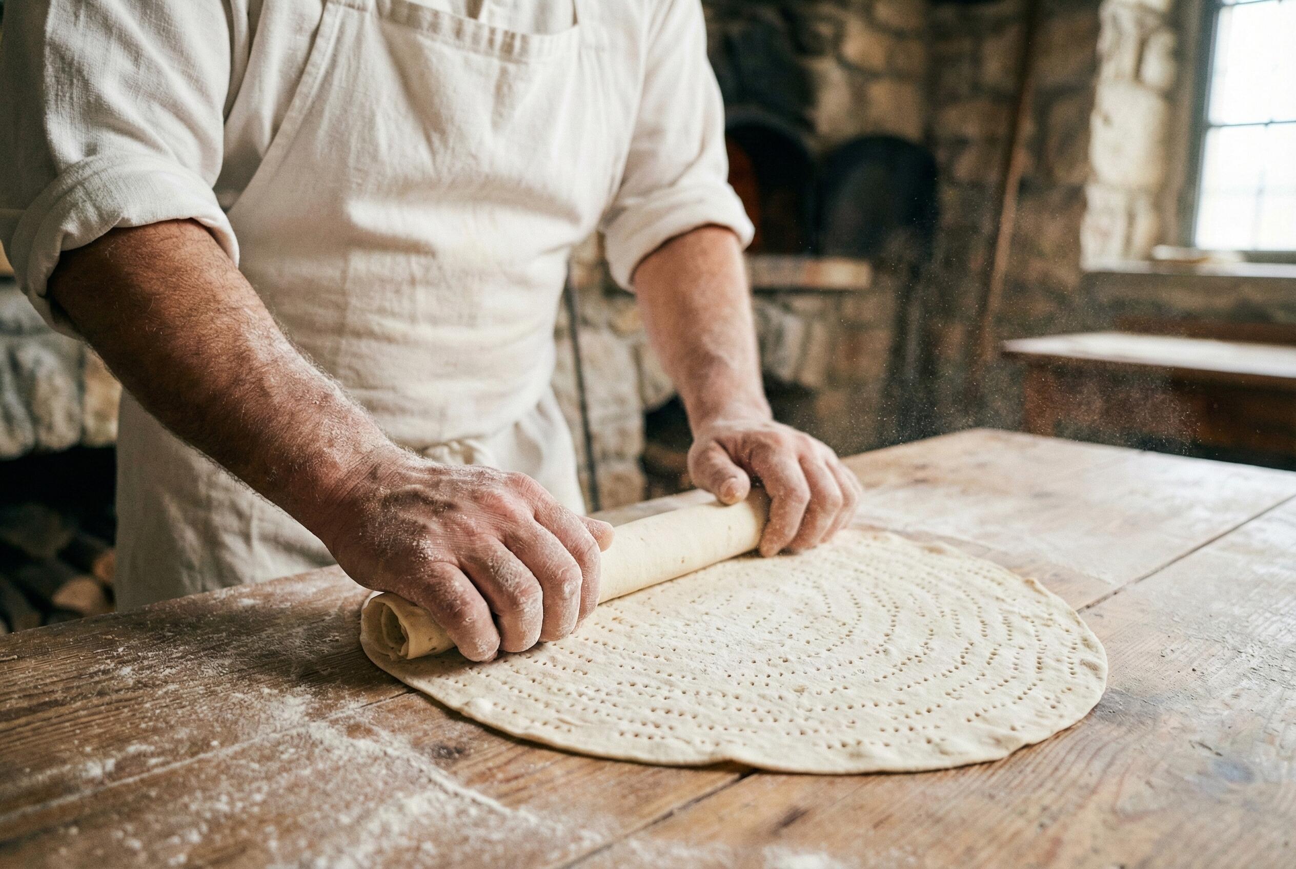 אופה מרדד מצה