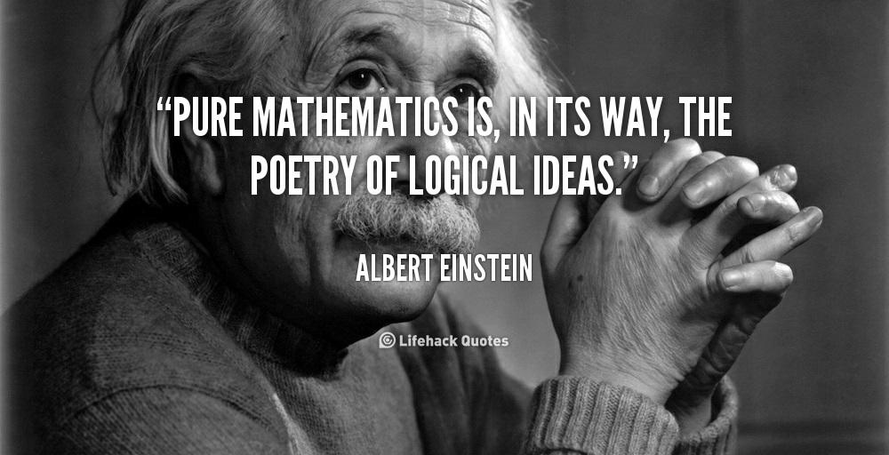 For some, maths is like poetry