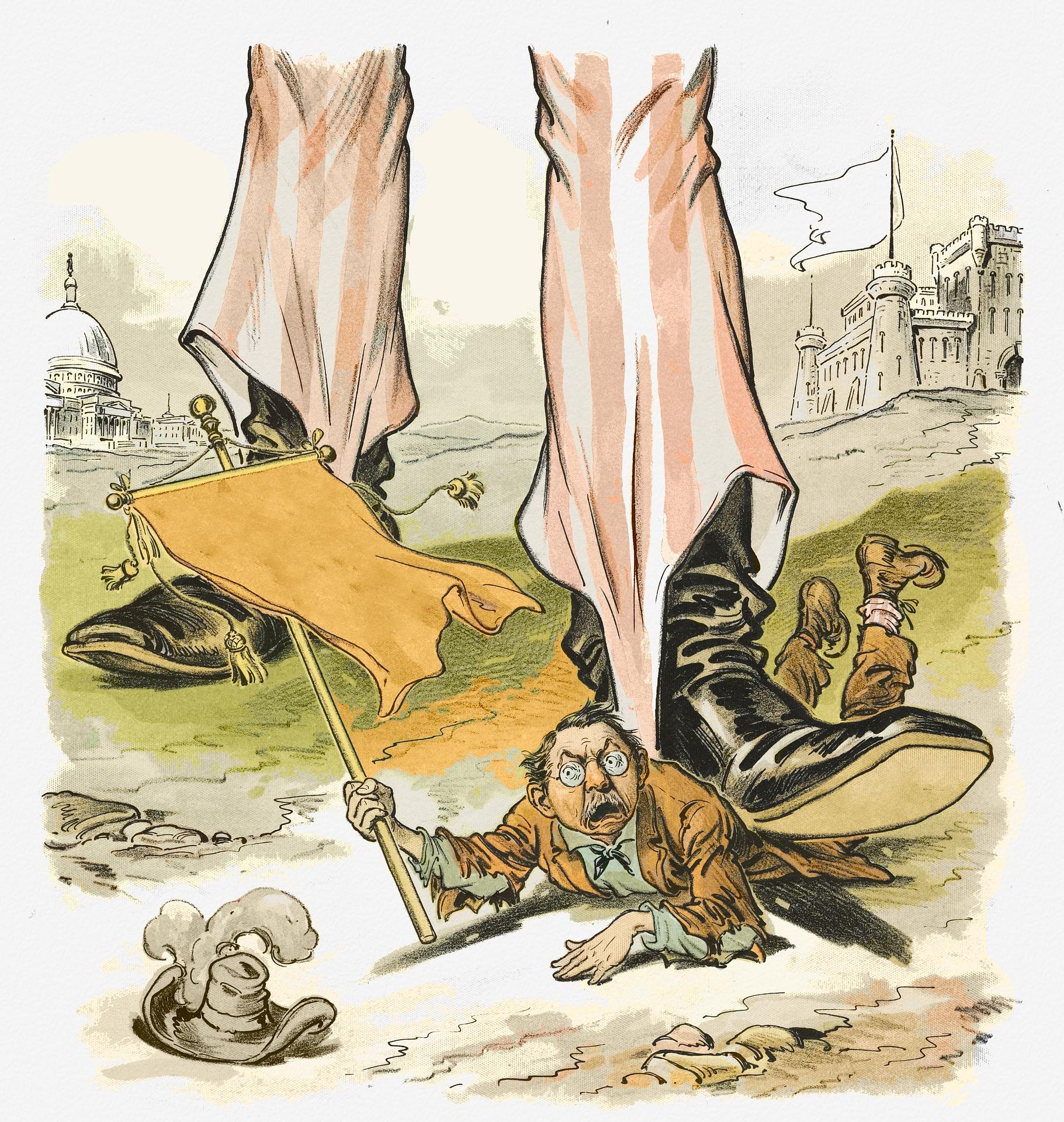 political cartoon