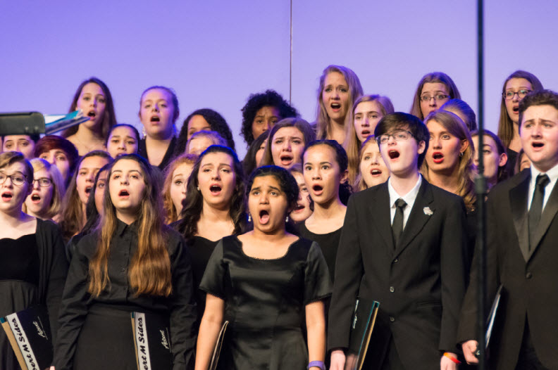 Choir in church