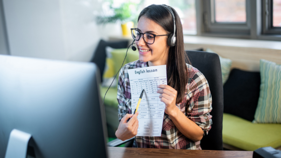 Hire private tutor to teach English in India