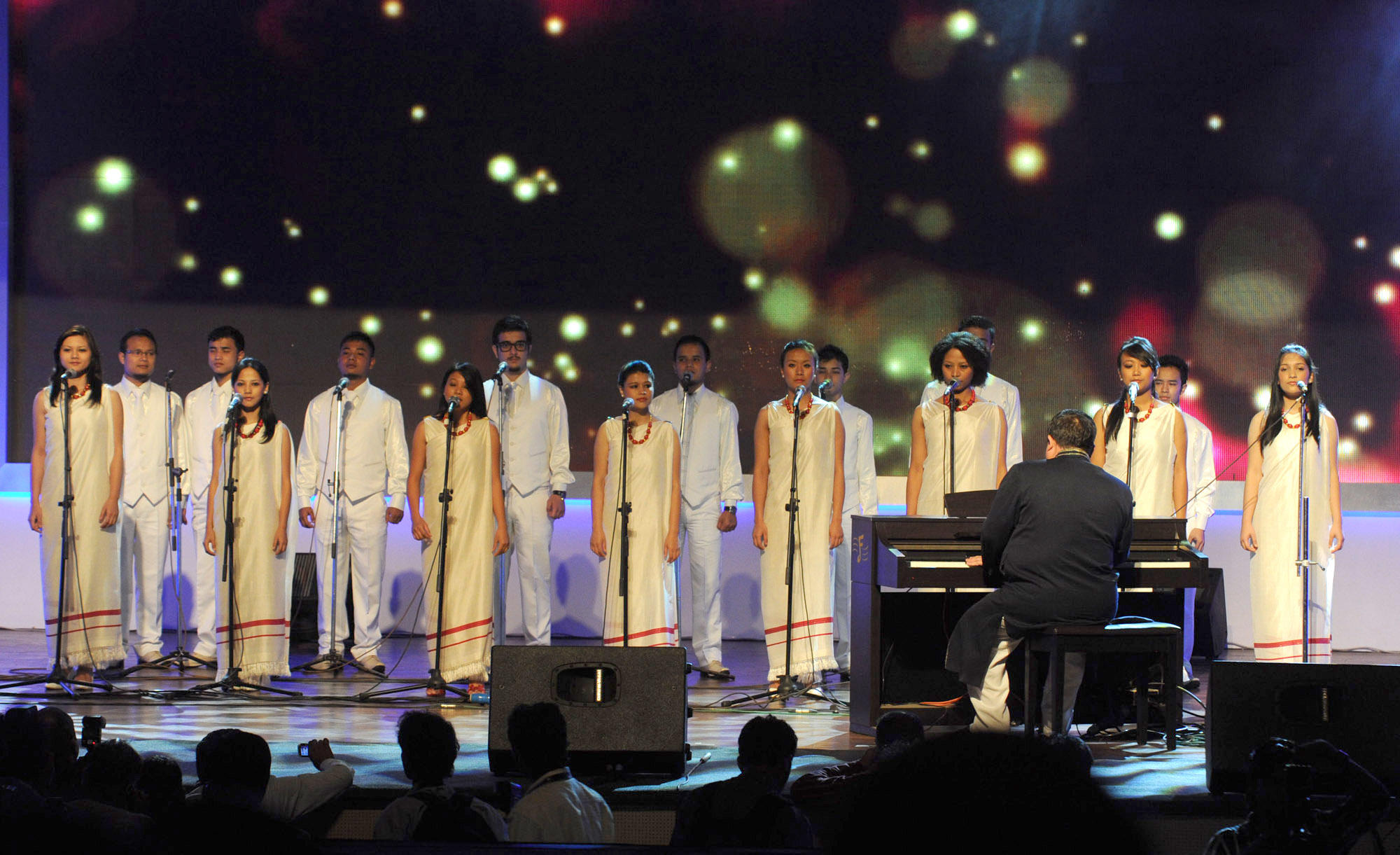 Singing in choir