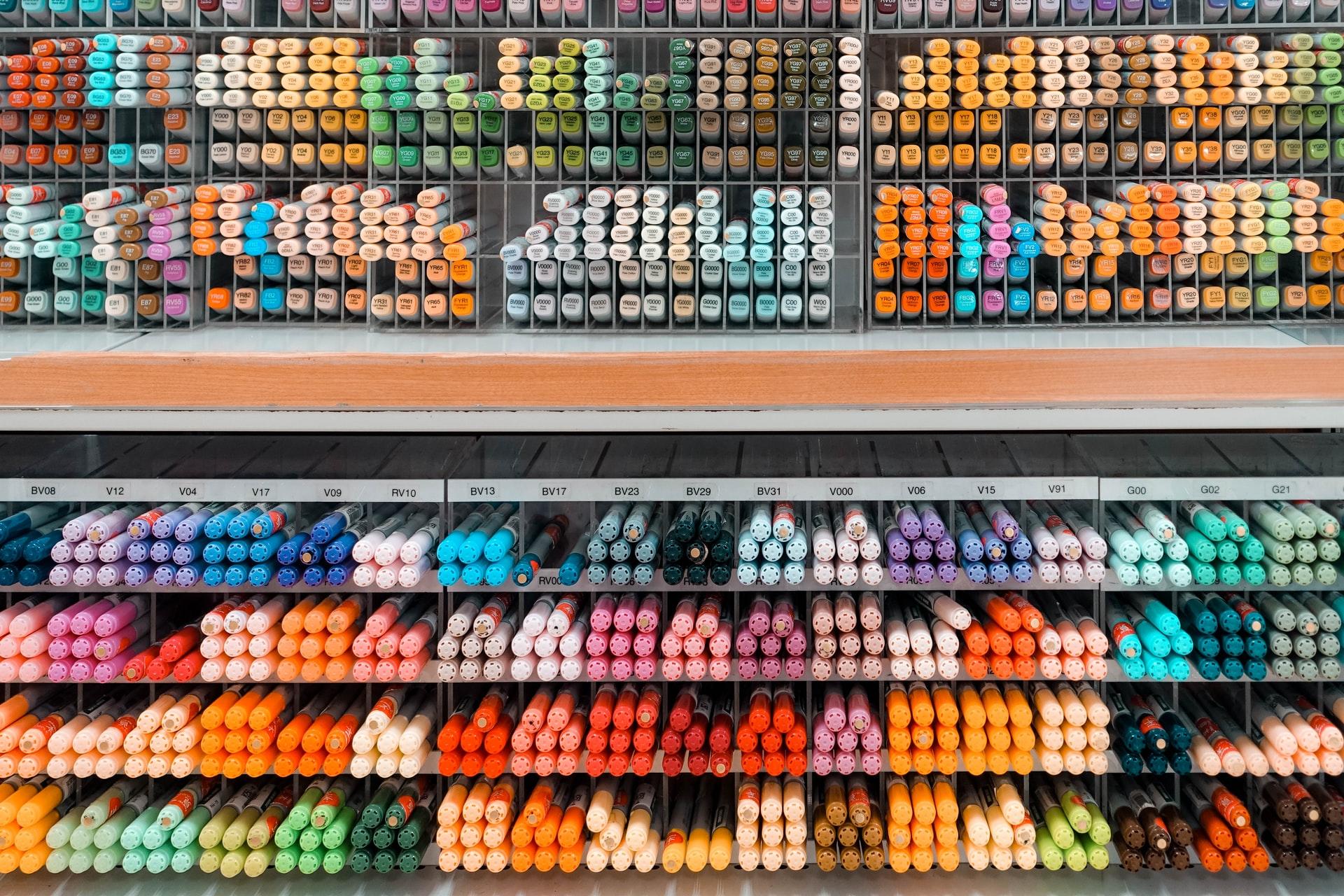 colour pens
