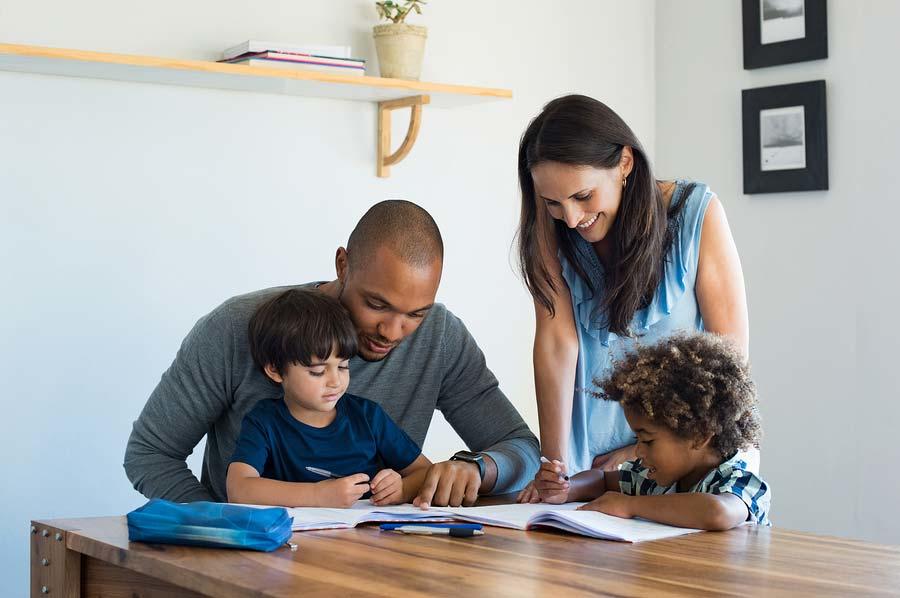 Study with family help