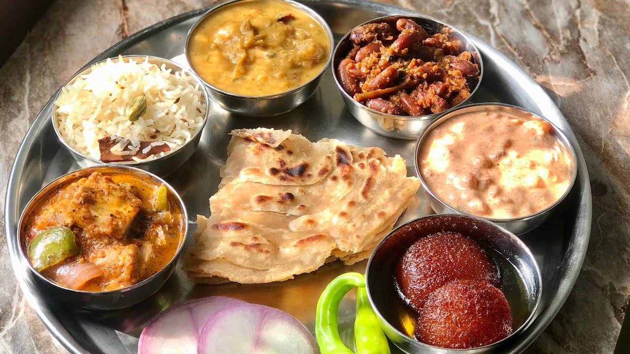 Complete Indian thali