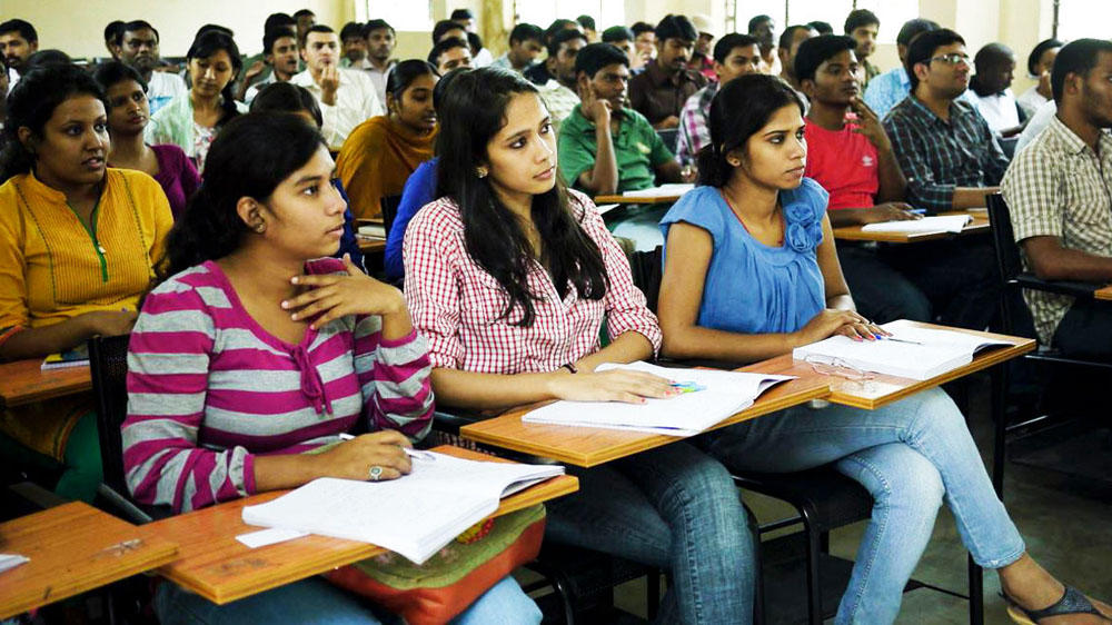 Students attending lecture