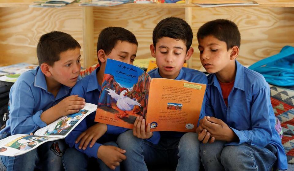 An interactive session of children