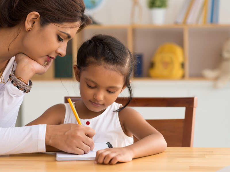 Private tuition being conducted by a teacher at home