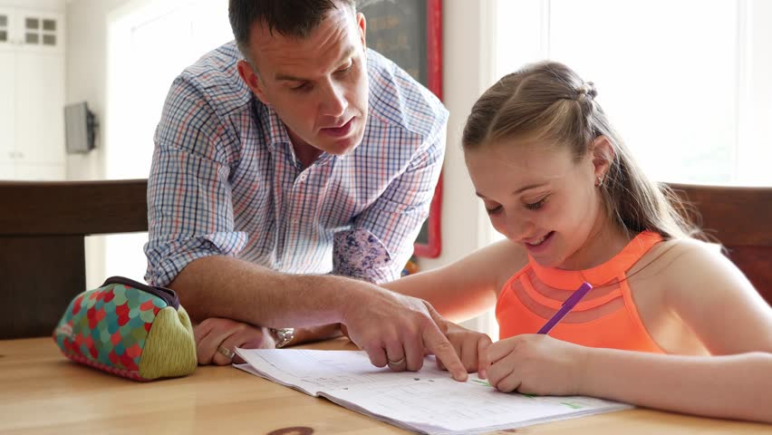 A teaching with his student