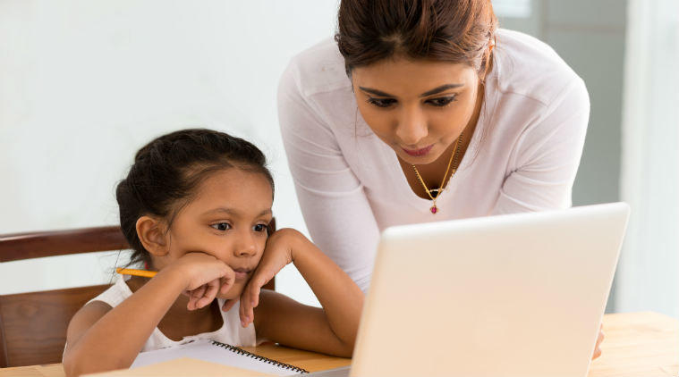 A teacher with a student