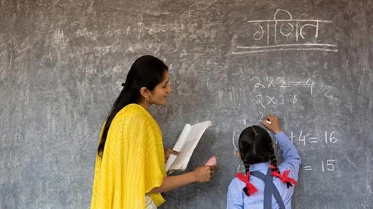 Student with a teacher