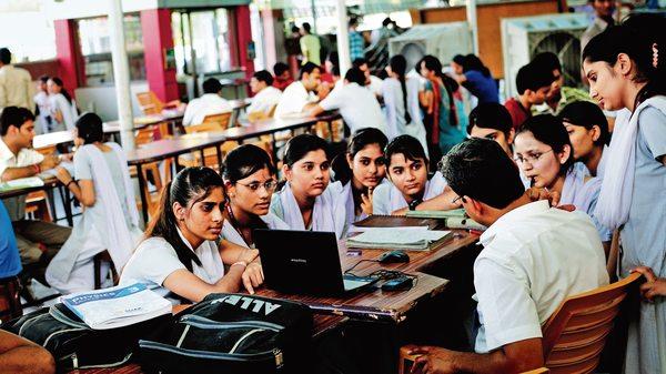 Students during their lesson