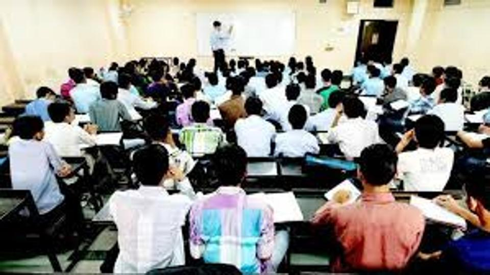 A class full of students