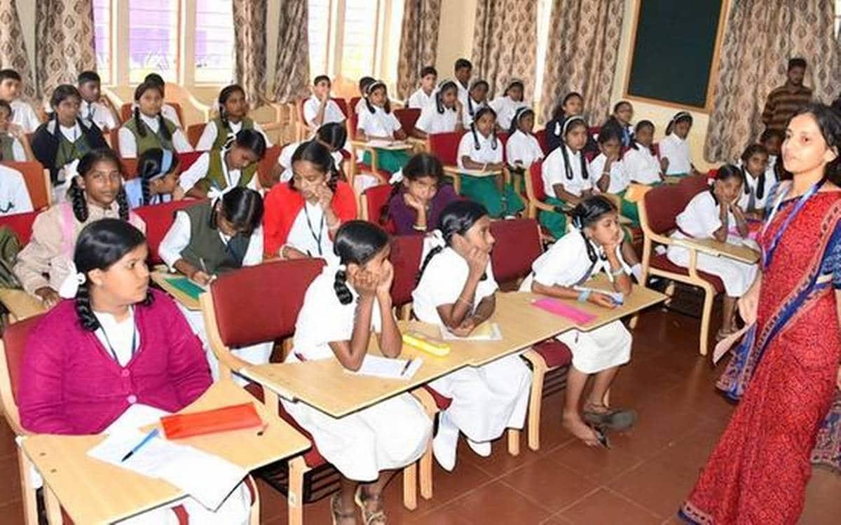 A class full of students