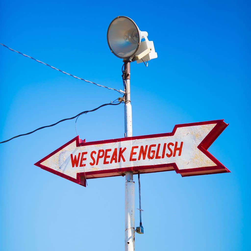 Speaking English