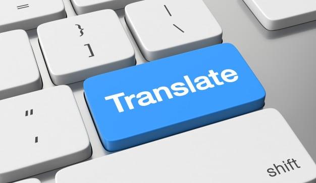 Learn English translator