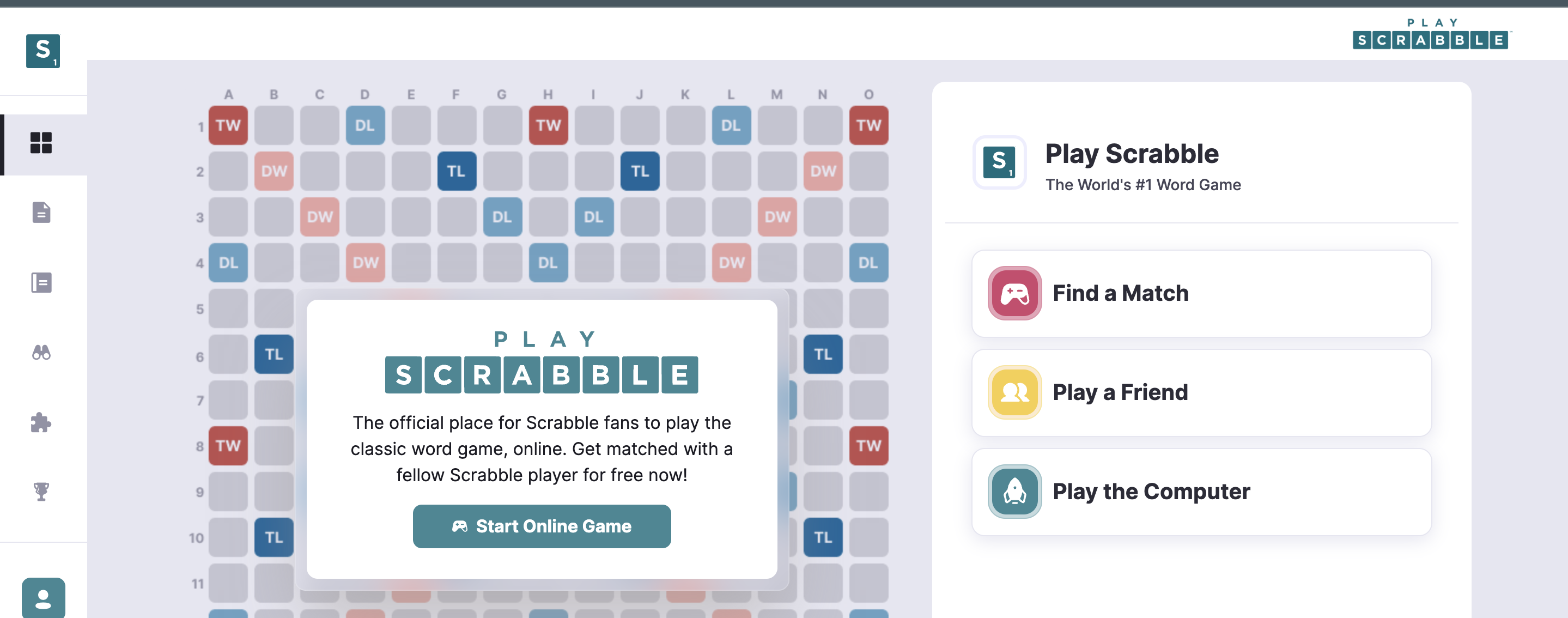 Scrabble Online