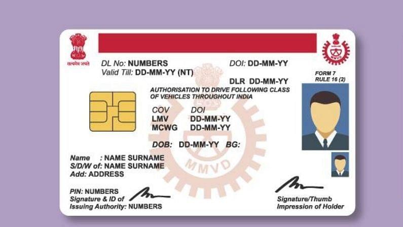 driving license requirements in India