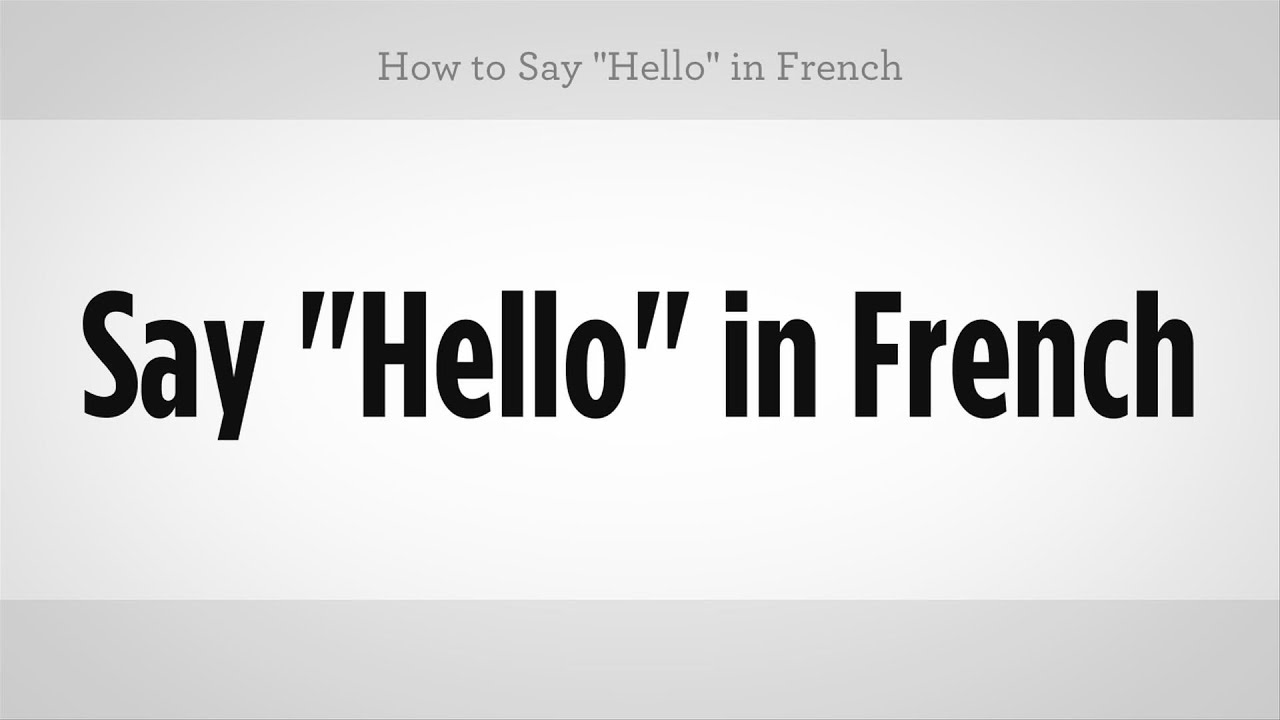 Start learning French at home