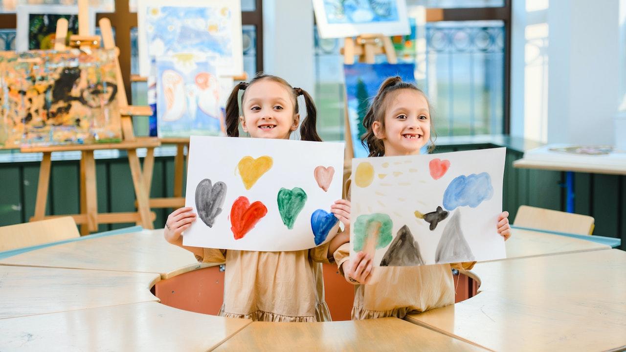 Encourage kids to draw and paint more.