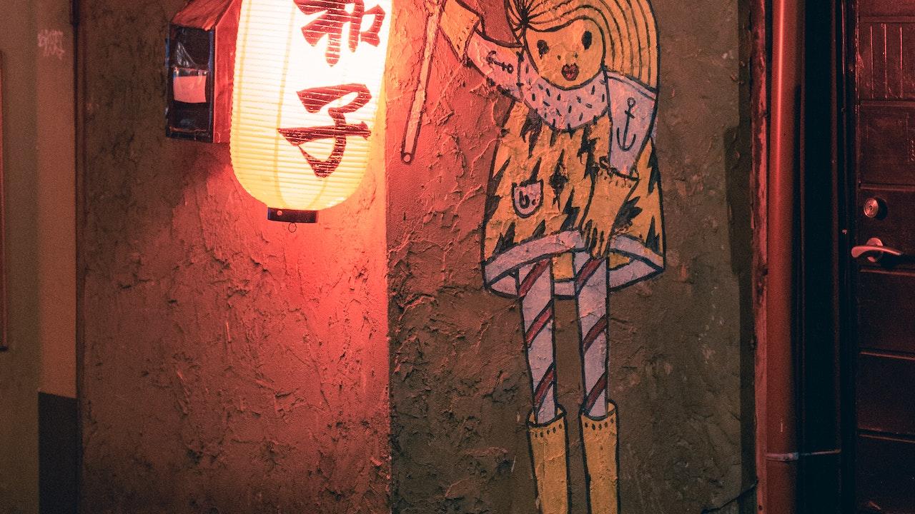 Anime uses bright contrast images.