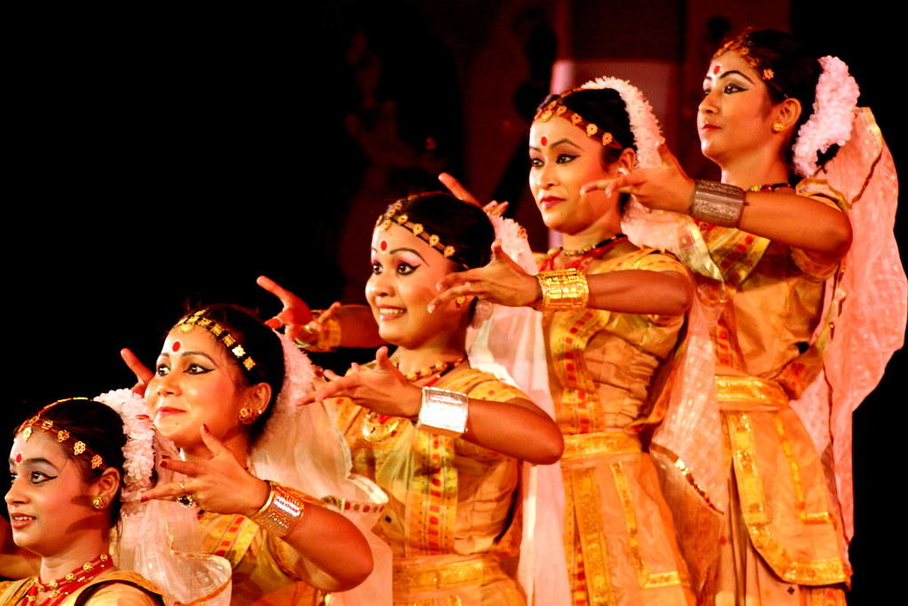 group of female dancers