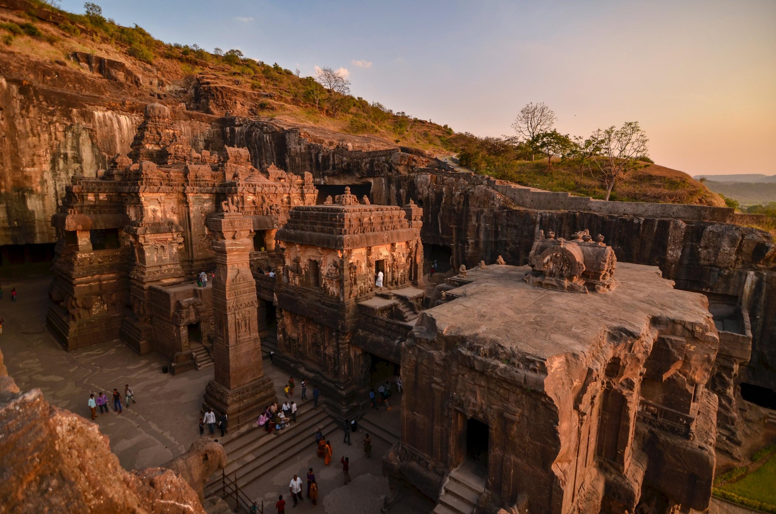 Ellora Caves vista