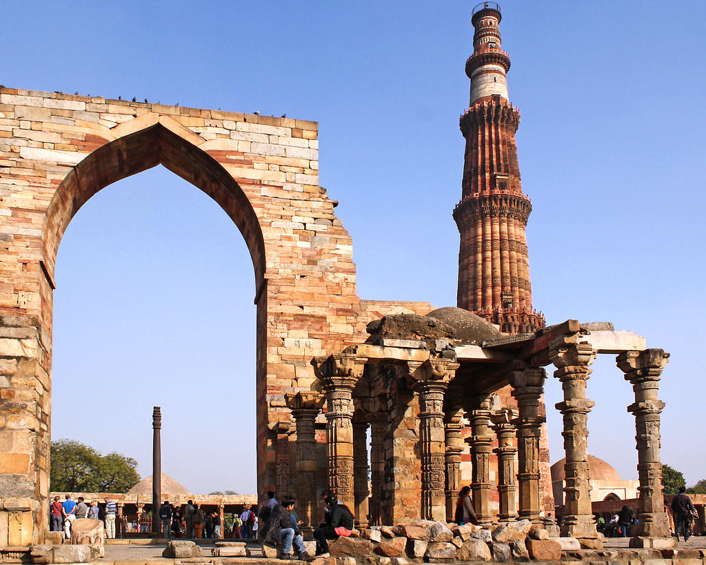 Ashokan pillar Qutub complex