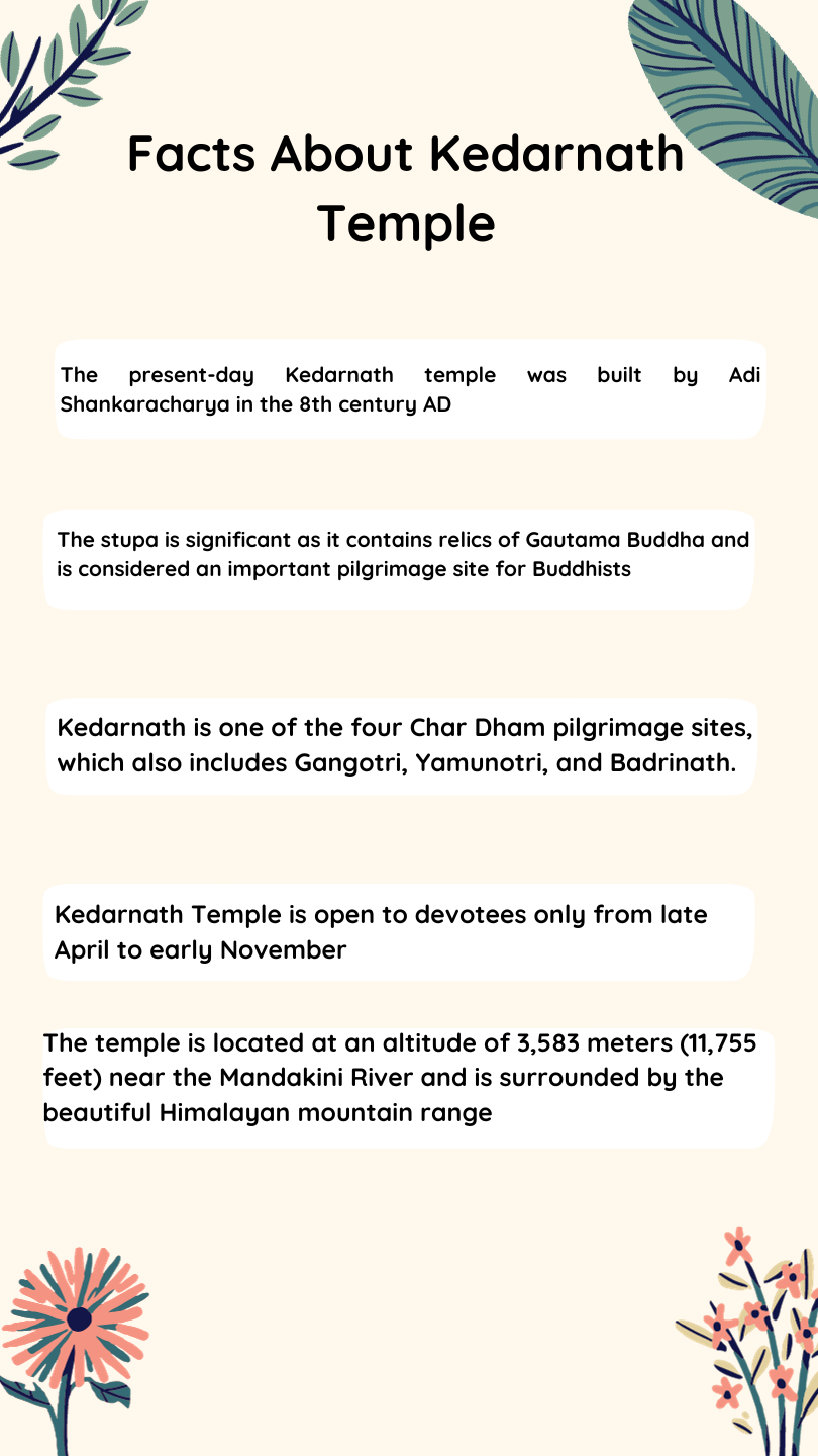 Facts About Kedarnath Temple