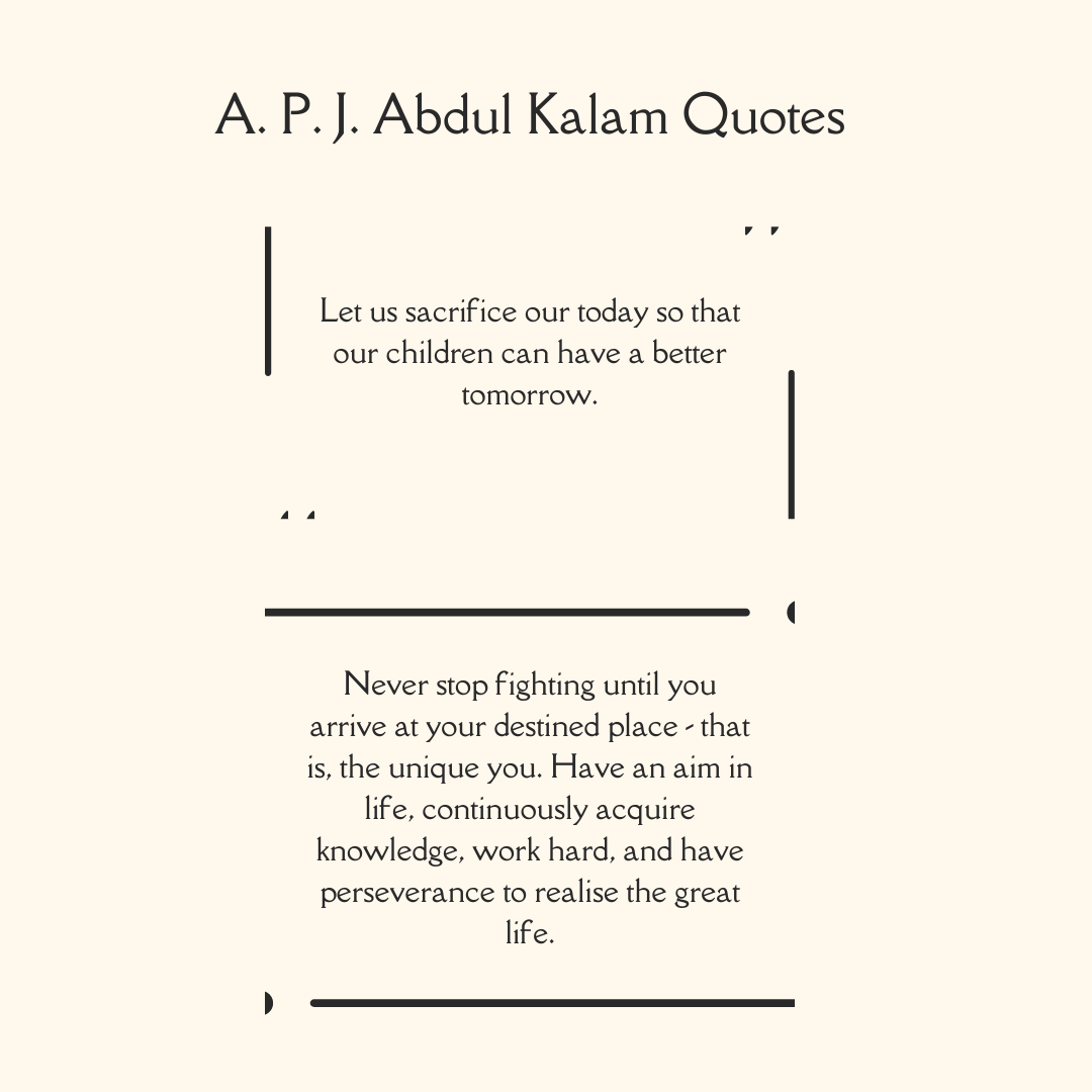 Abdul Kalam Quotes