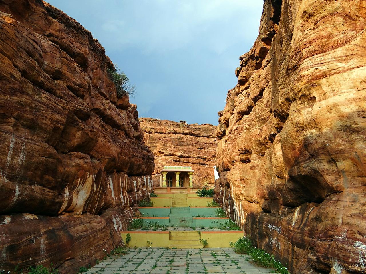 rock-cut temple