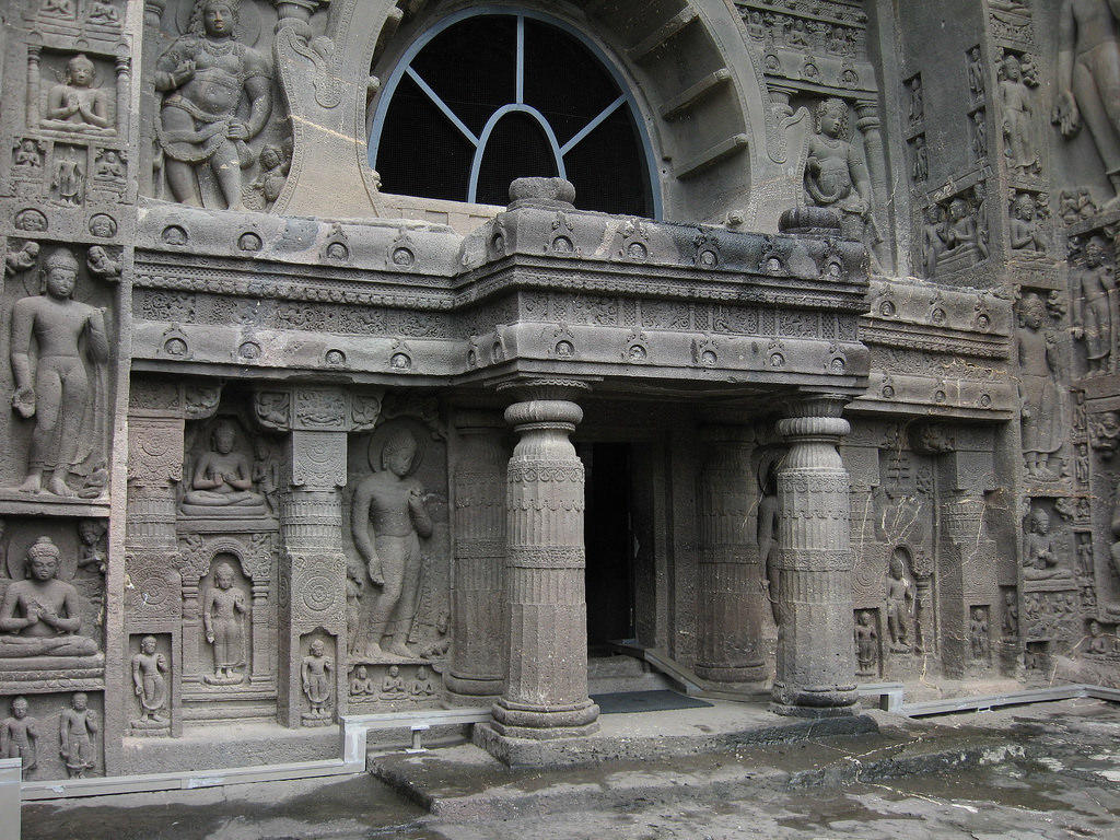 Ajanta cave entrance