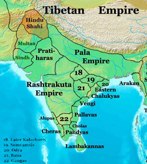 map of ancient India