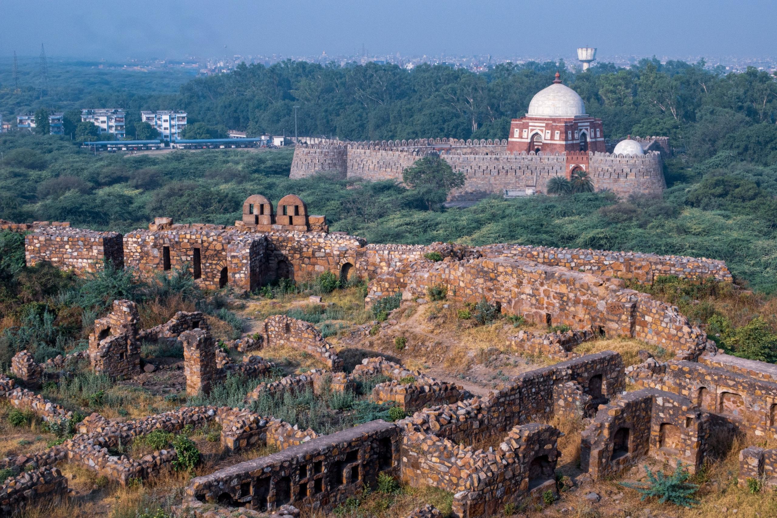 tughluqabad fort visage