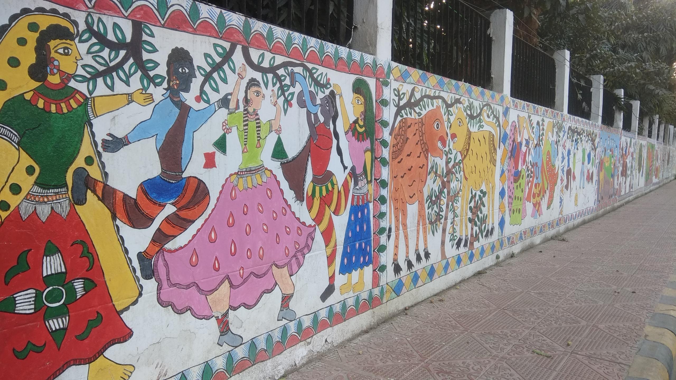 madhubani mural