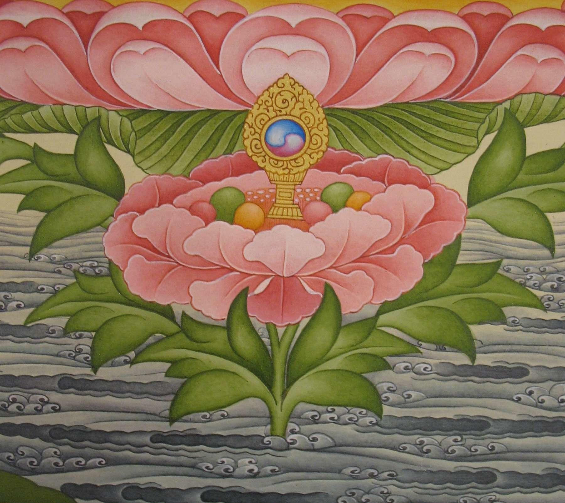 Thangka Lotus Painting