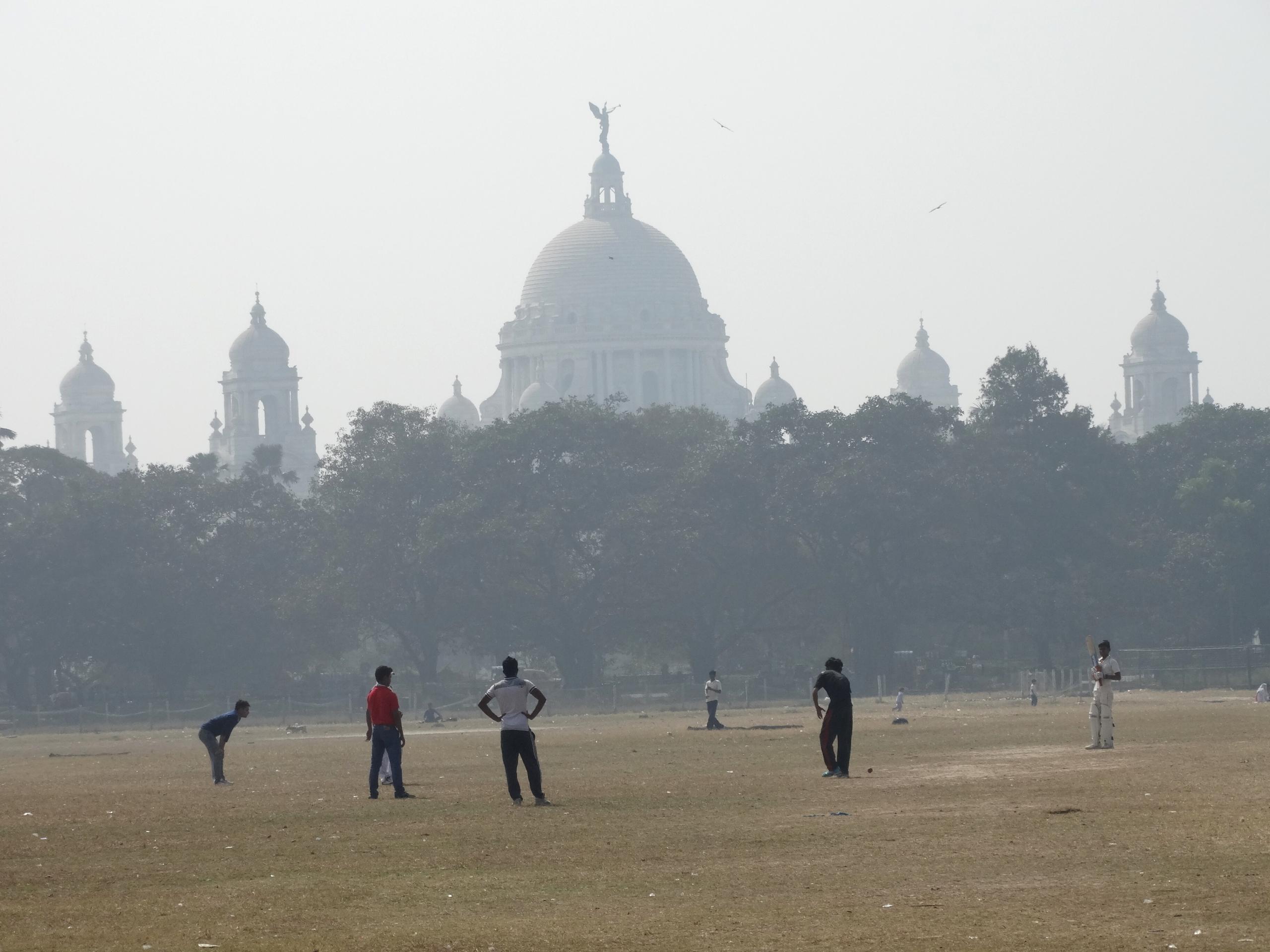 kolkata maidan cricket victoria memorial