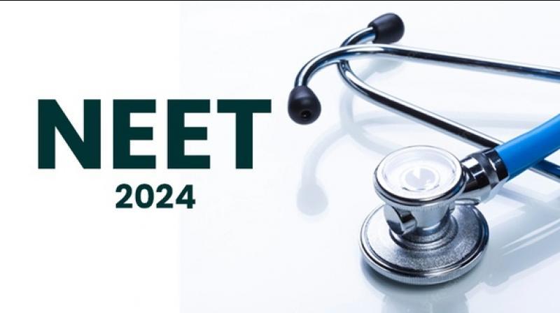 NEET 2024 with stethoscope