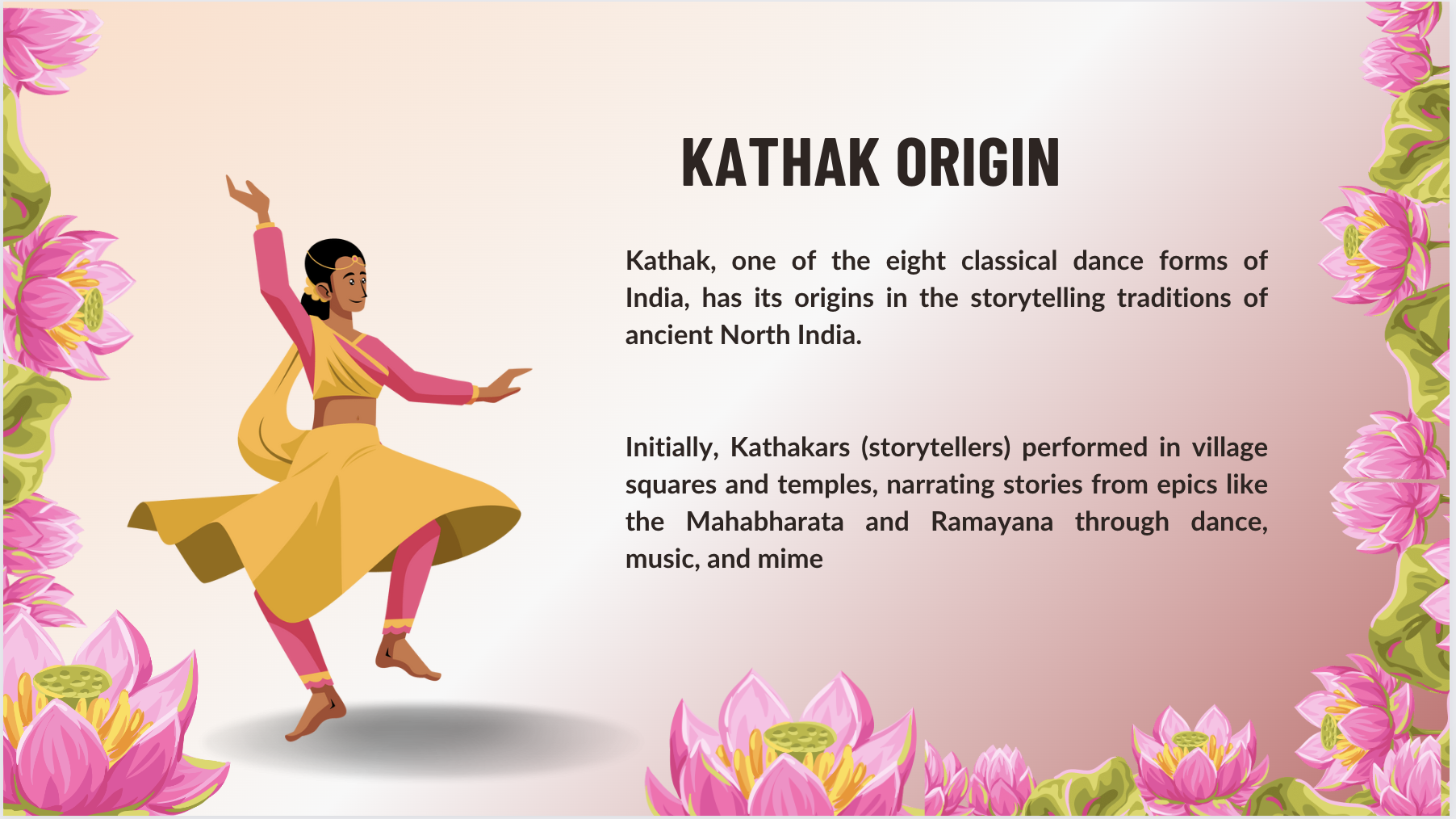 कथक नृत्य का इतिहास