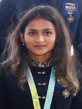 Priyanka Goswami sporting her Commonwealth Games medal