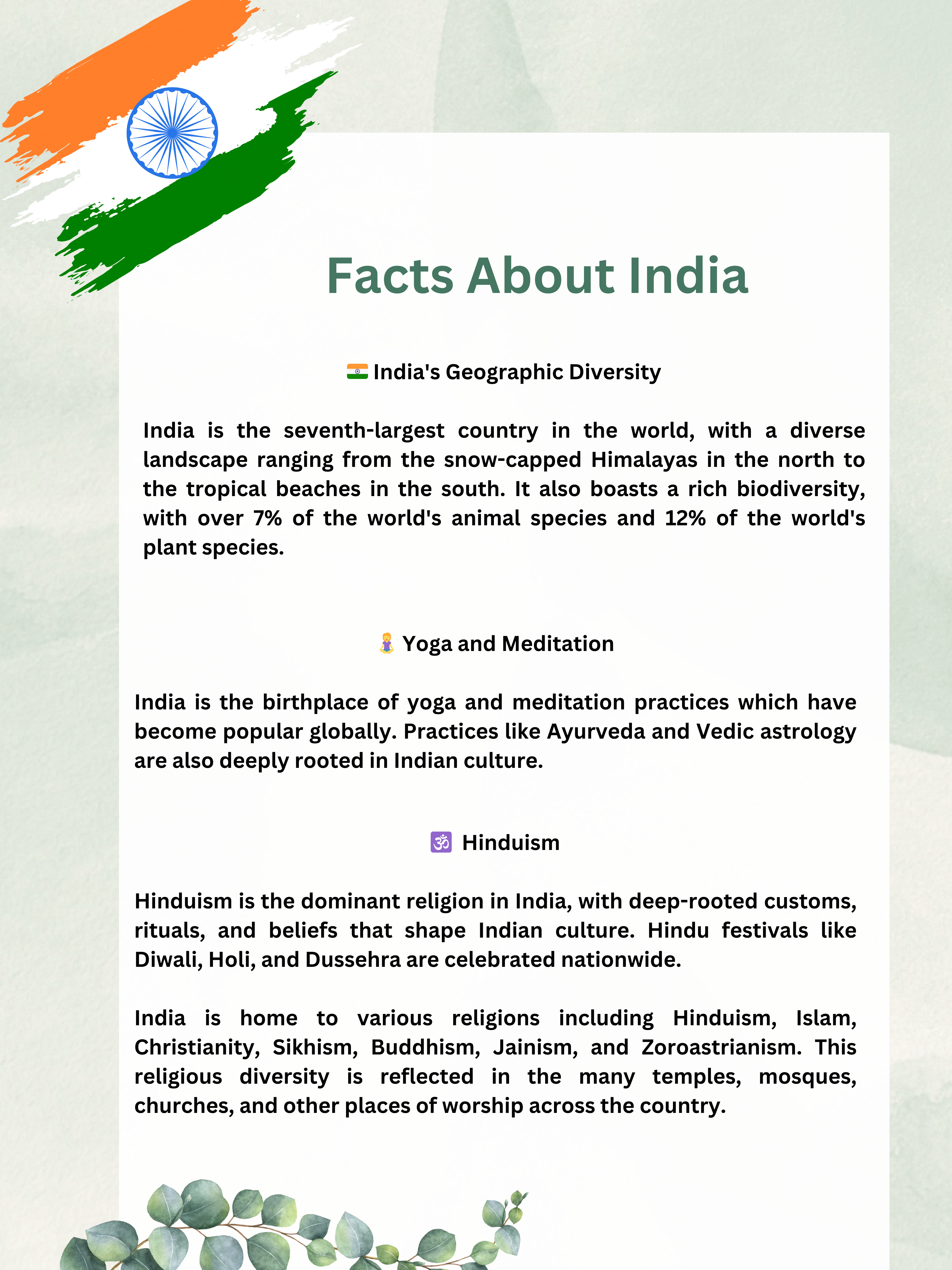 Facts about India 2024