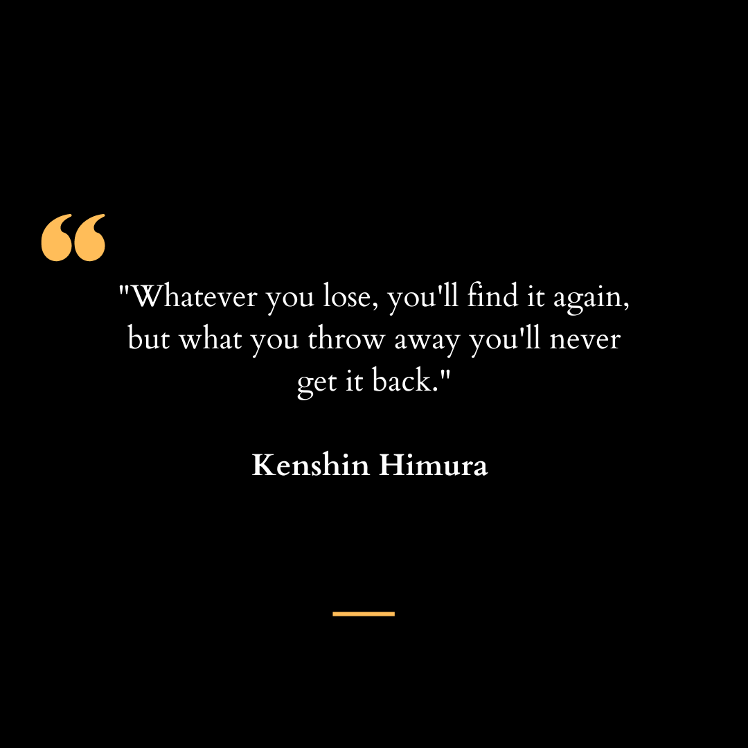 anime quotes by Kenshin Himura