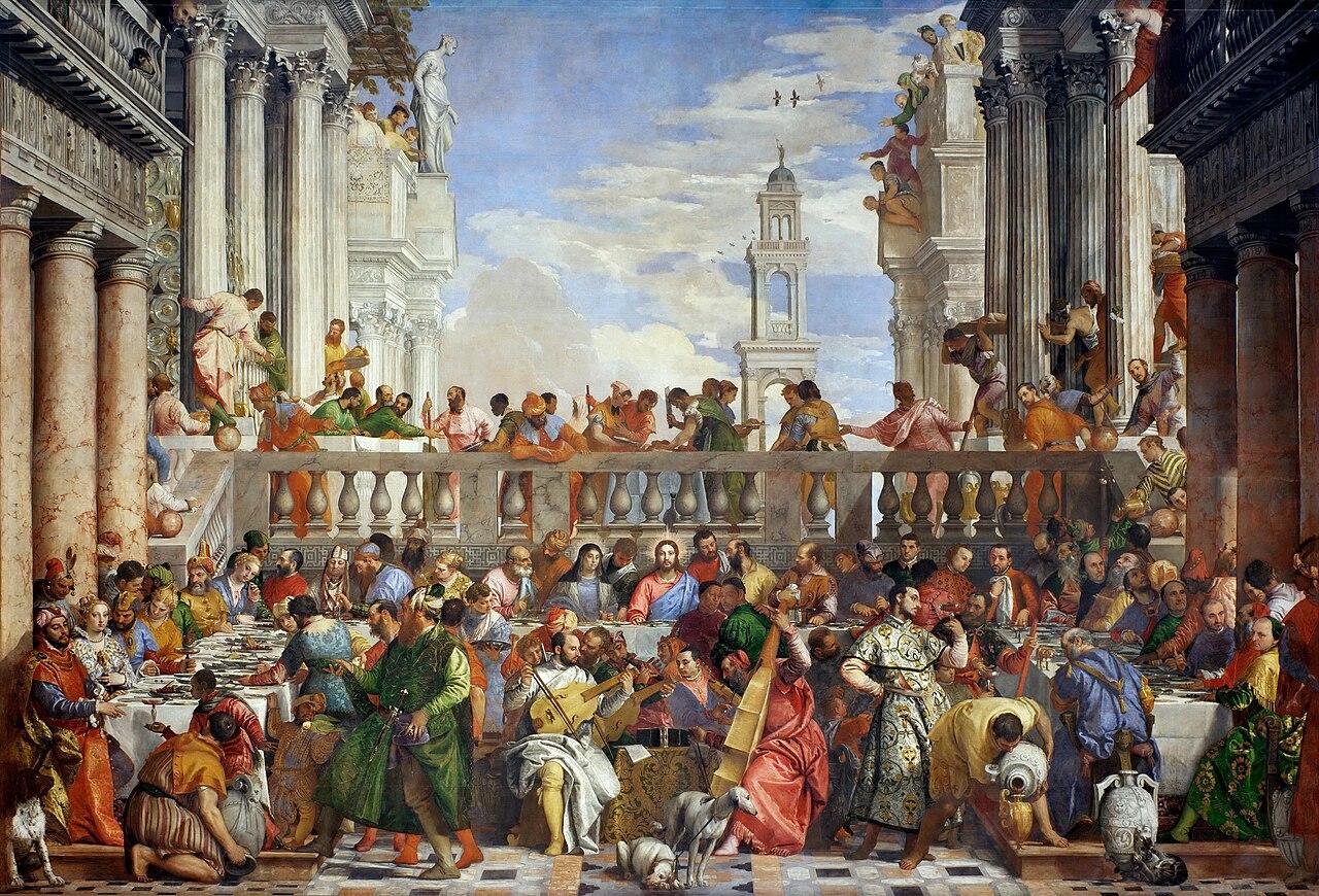 What does the Wedding Feast at Cana depict?