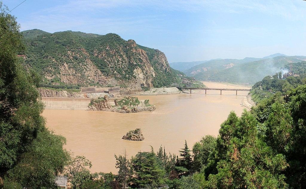 The Yellow River in Sanmenxia, China
