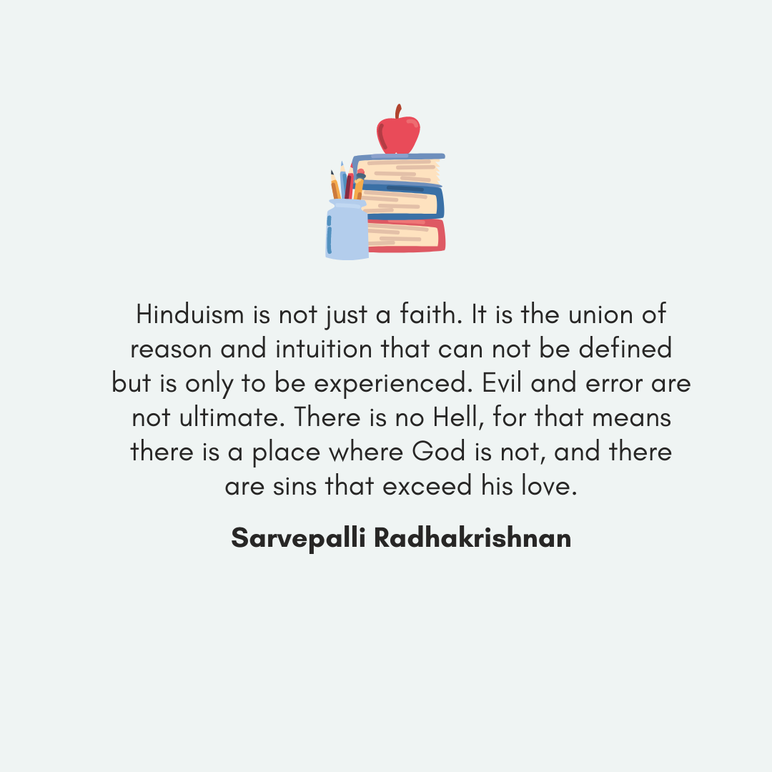 Sarvepalli Radhakrishnan quotes