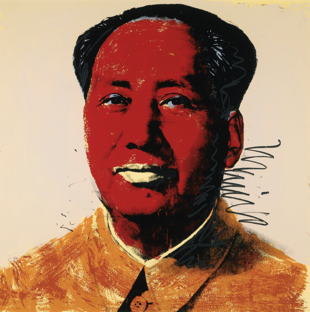 Portrait of Mao by Andy Warhol.