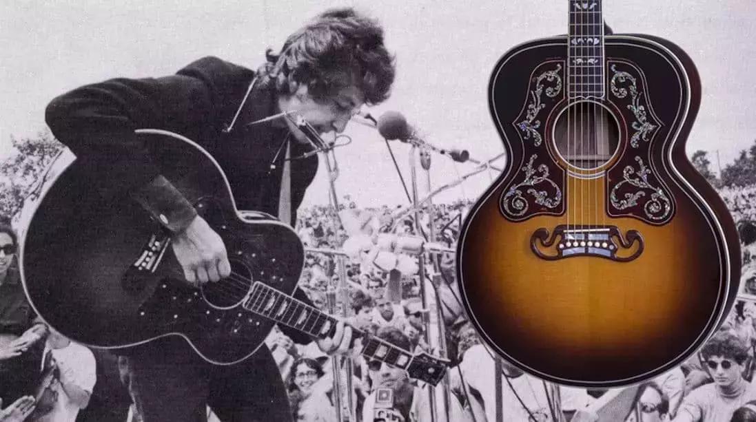 Se il tuo budget te lo permette, sarebbe un sogno suonare con la chitarra di Bob Dylan.