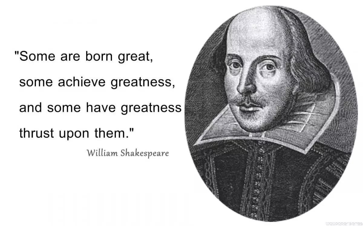 Le più belle frasi in inglese sono quelle di Shakespeare.
